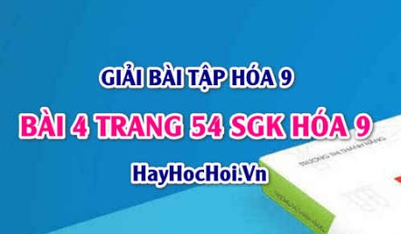 Giải bài 4 trang 54 SGK Hóa 9: Dãy hoạt động hóa học của Kim Loại